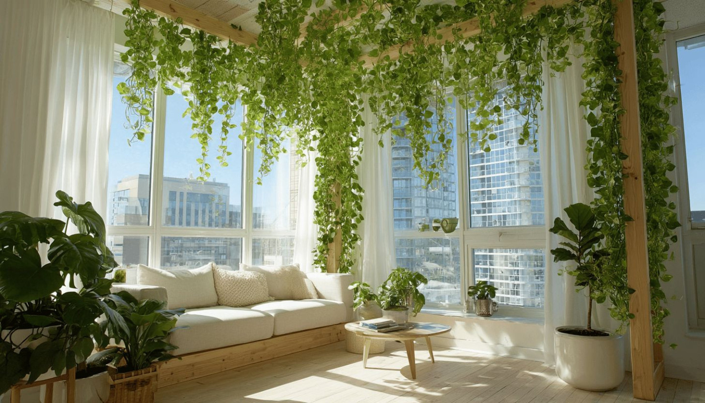 Création d'un mur végétal intérieur étapes et entretien